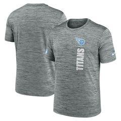 Tennessee Titans Sideline Velocity Dri-FIT T-Shirt Gray