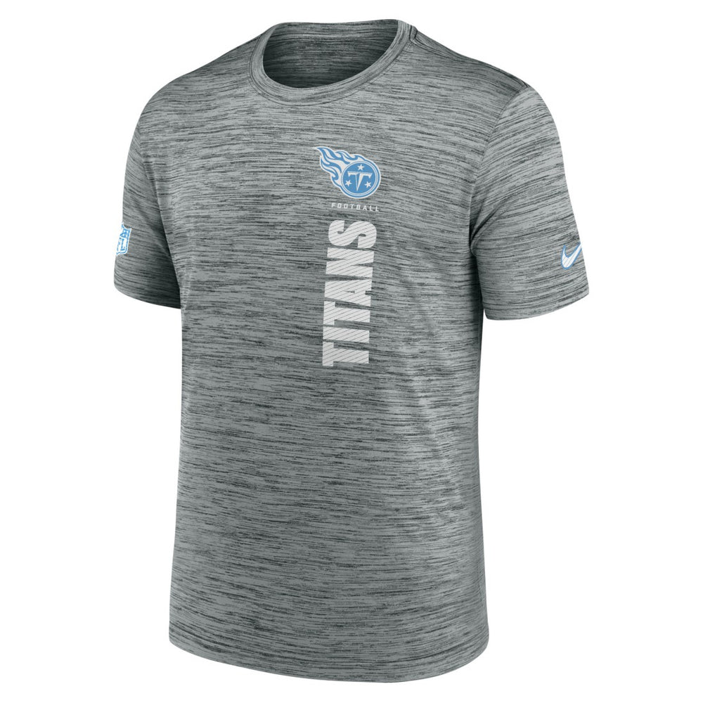Tennessee Titans Sideline Velocity Dri-FIT T-Shirt Gray