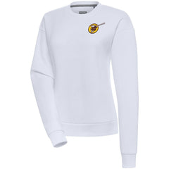 San Diego Padres Antigua Women's Cooperstown Victory Crewneck Pullover Sweatshirt - White Pullover