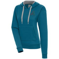 Arizona Diamondbacks Antigua Women's Cooperstown Victory Pullover Hoodie - Teal Hoodies