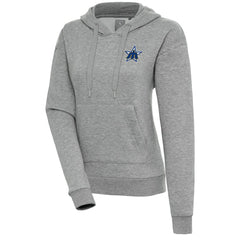 Seattle Mariners Antigua Women's Cooperstown Victory Pullover Hoodie - Heather Gray Hoodies