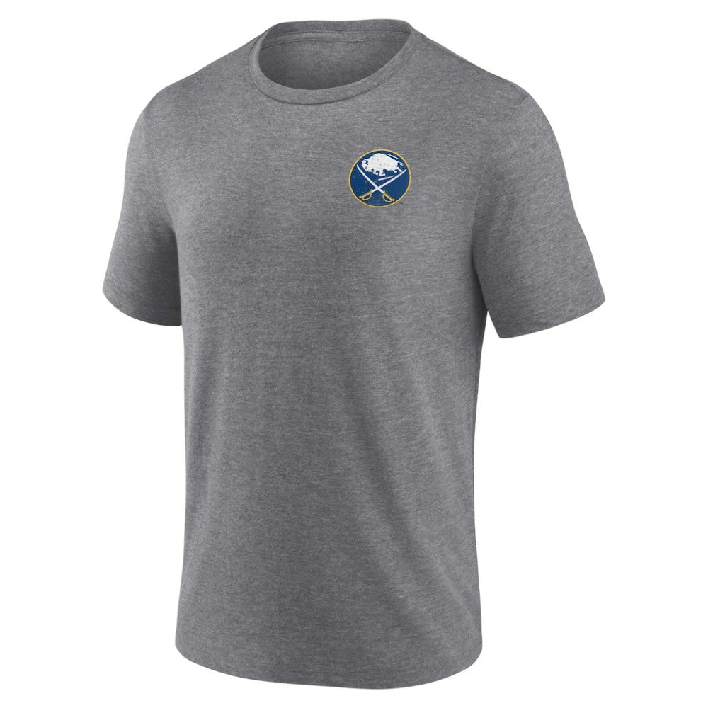 NHL Buffalo Sabres Winger Tri-Blend T-Shirt - Heather Gray