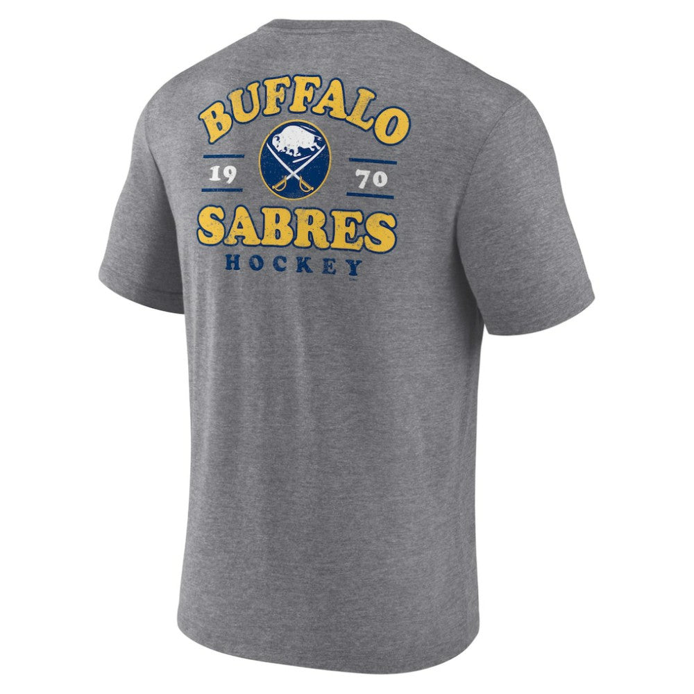 NHL Buffalo Sabres Winger Tri-Blend T-Shirt - Heather Gray