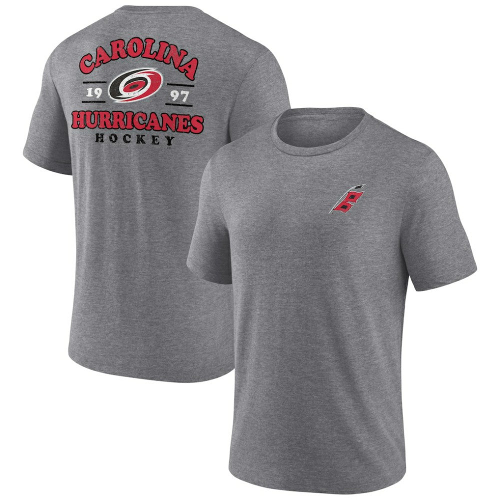NHL Carolina Hurricanes Winger Tri-Blend T-Shirt - Heather Gray