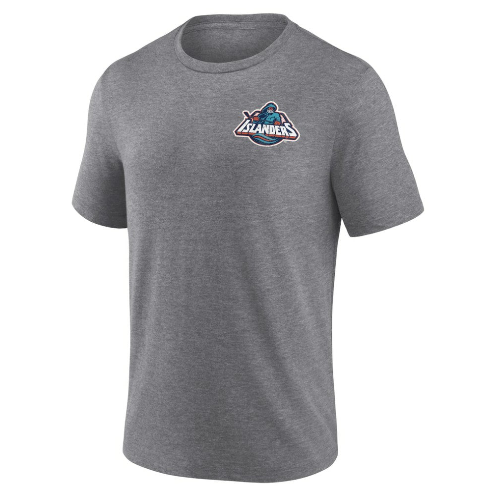 NHL New York Islanders Winger Tri-Blend T-Shirt - Heather Gray
