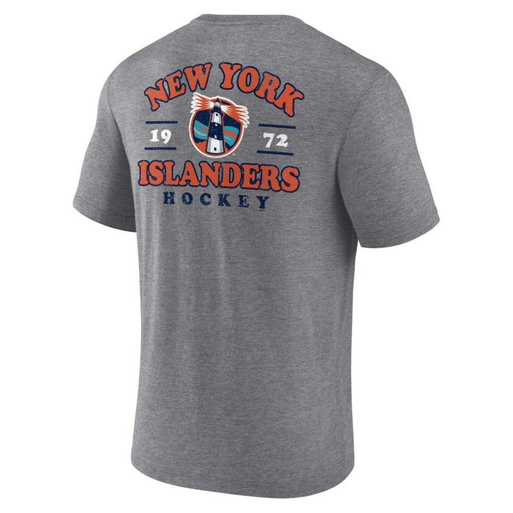 NHL New York Islanders Winger Tri-Blend T-Shirt - Heather Gray