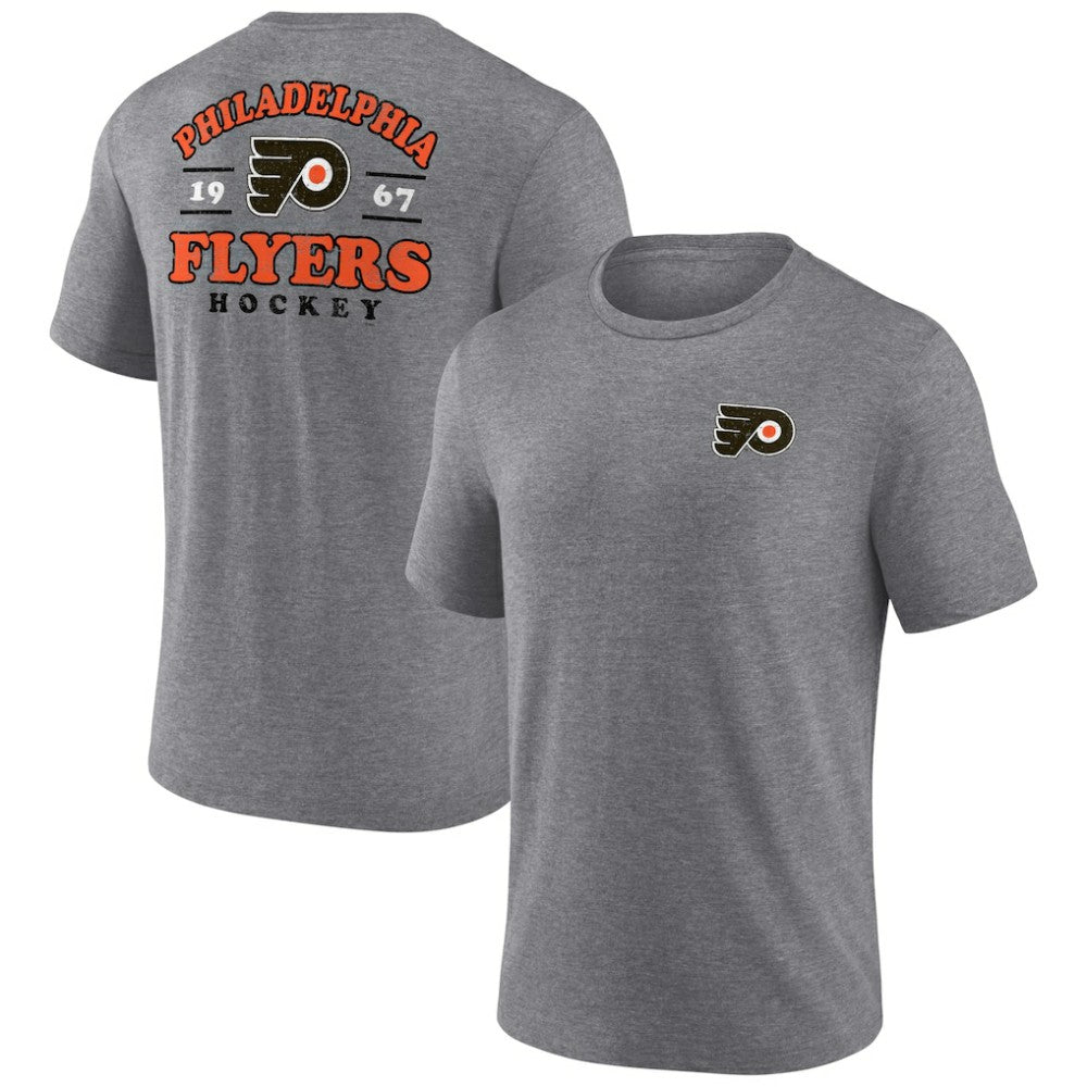 NHL Philadelphia Flyers Winger Tri-Blend T-Shirt - Heather Gray