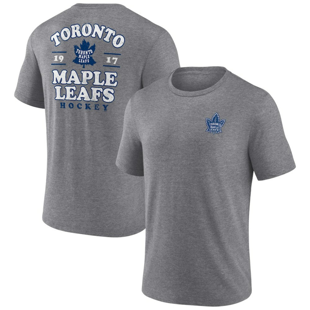 NHL Toronto Maple Leafs Winger Tri-Blend T-Shirt - Heather Gray