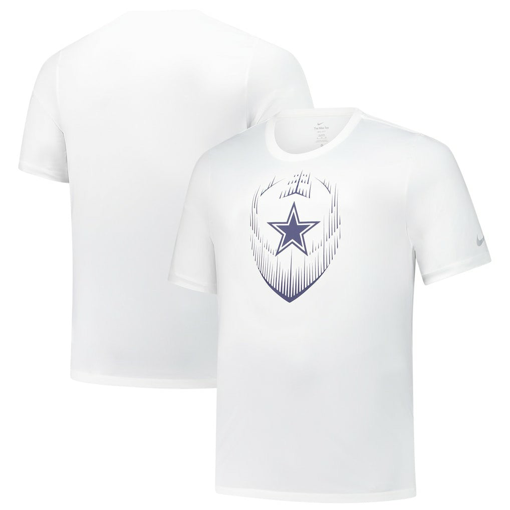 Dallas Cowboys Big & Tall Blitz Legend Icon Performance T-Shirt White