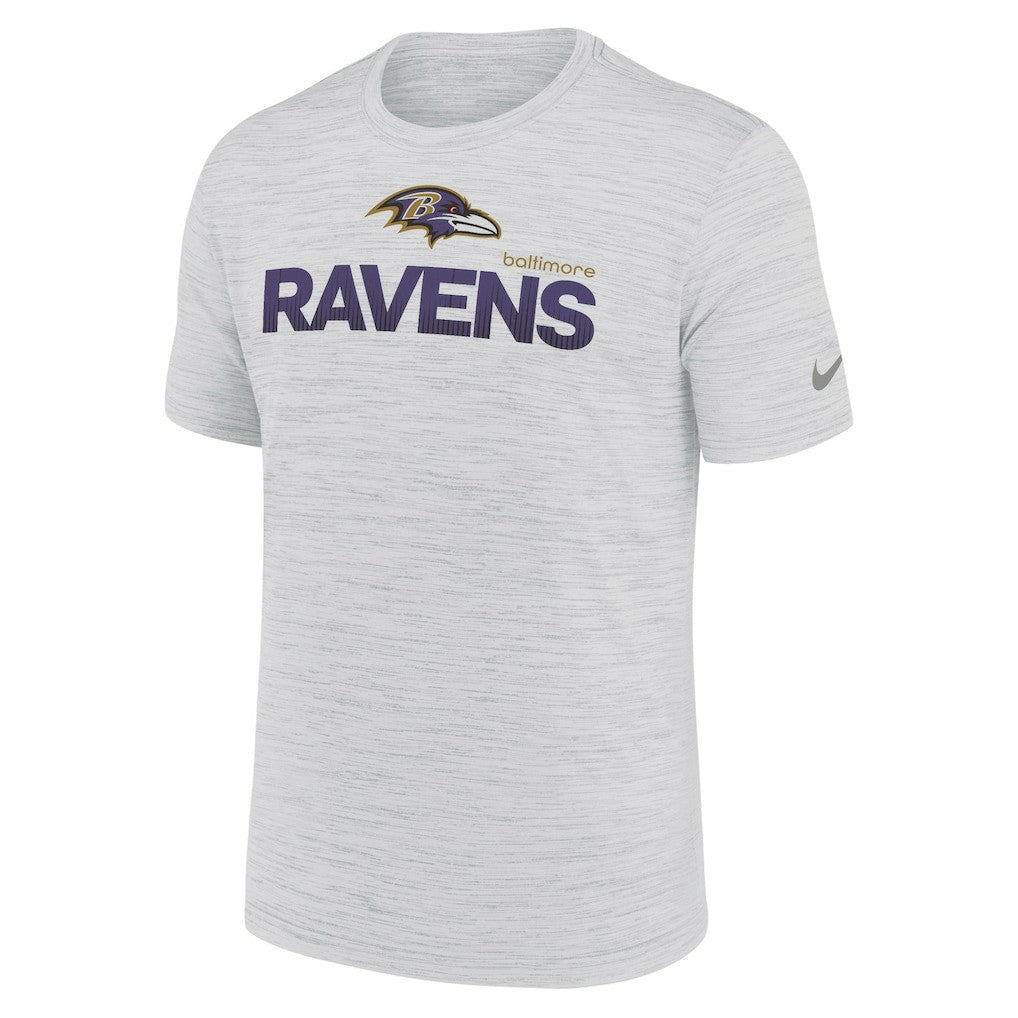 Baltimore Ravens Blitz Velocity Modern Dri-FIT T-Shirt Ash