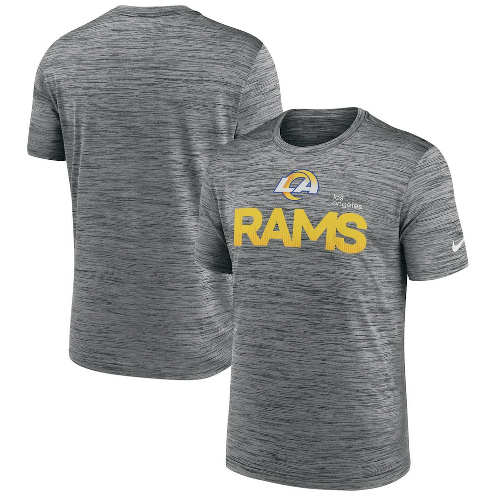 Los Angeles Rams Blitz Velocity Modern Dri-FIT T-Shirt Anthracite