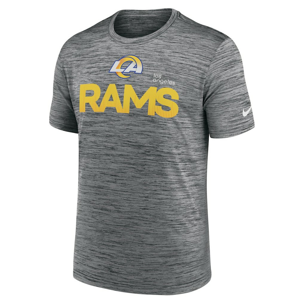 Los Angeles Rams Blitz Velocity Modern Dri-FIT T-Shirt Anthracite