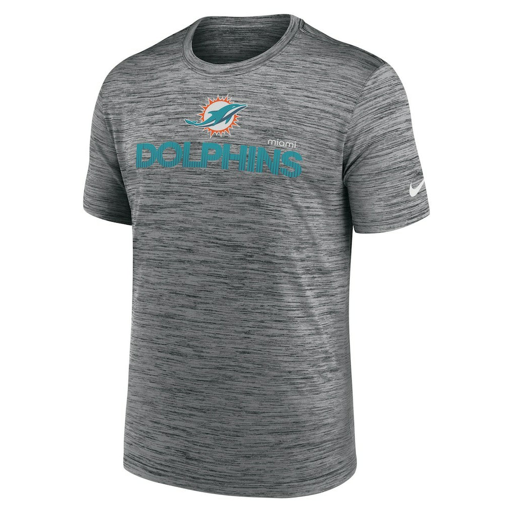 Miami Dolphins Blitz Velocity Modern Dri-FIT T-Shirt Anthracite
