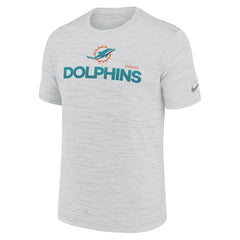 Miami Dolphins Blitz Velocity Modern Dri-FIT T-Shirt Ash