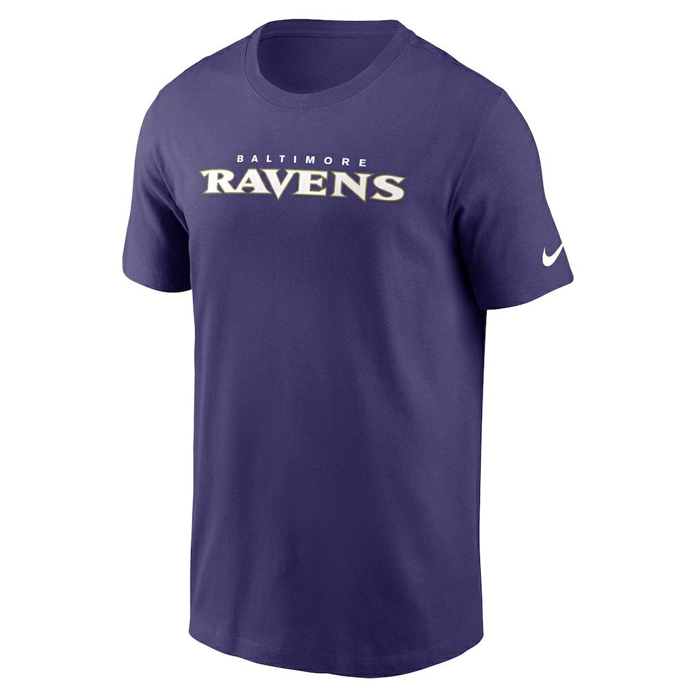 Baltimore Ravens Primetime Wordmark Essential T-Shirt Purple