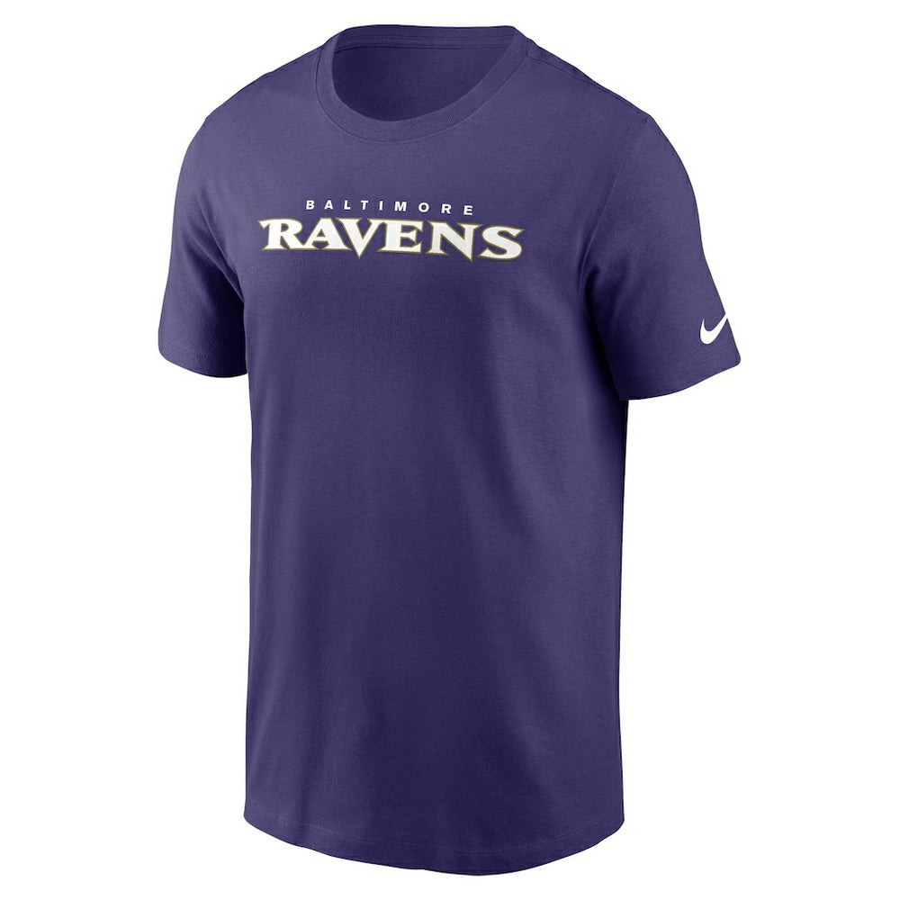 Baltimore Ravens Primetime Wordmark Essential T-Shirt Purple