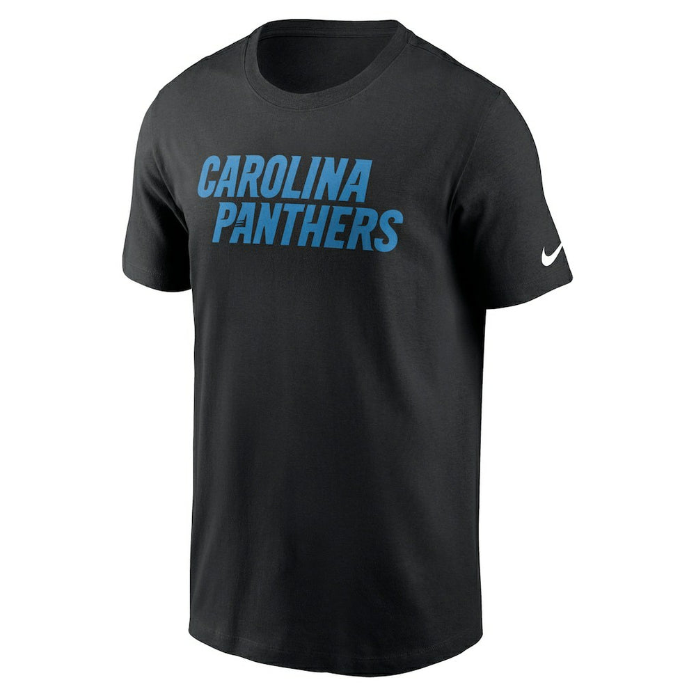 Carolina Panthers Primetime Wordmark Essential T-Shirt Black