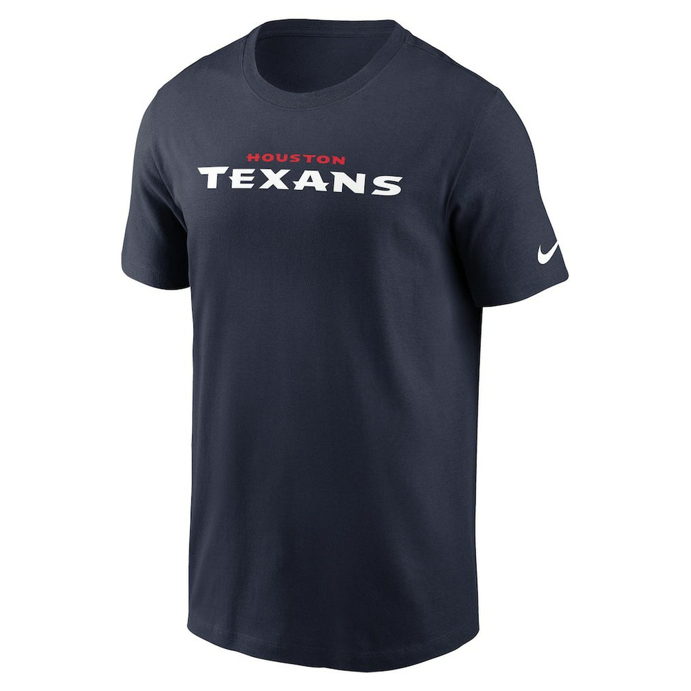 Houston Texans Wordmark Essential T-Shirt Navy