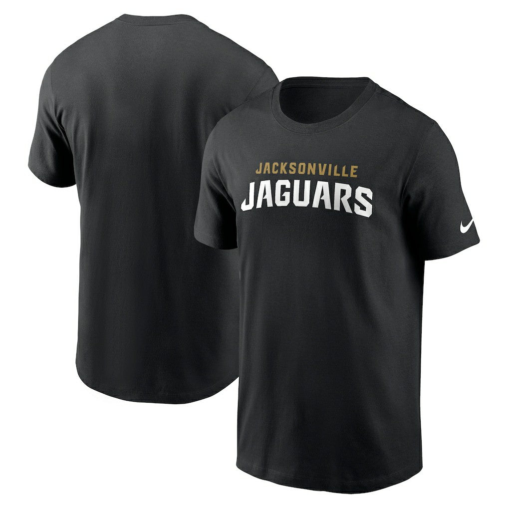 Jacksonville Jaguars Primetime Wordmark Essential T-Shirt Black