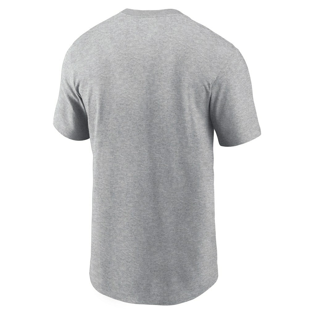 Las Vegas Raiders Primetime Wordmark Essential T-Shirt Heather Gray