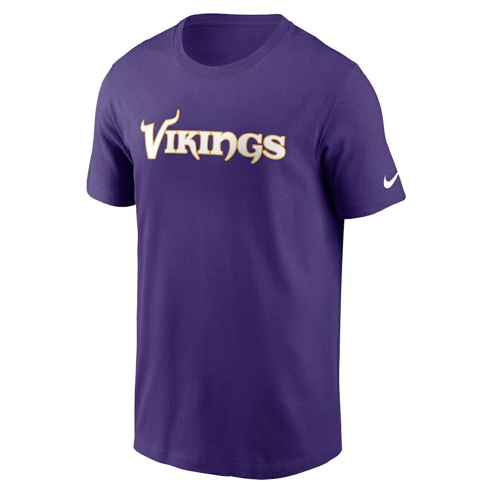 Minnesota Vikings Primetime Wordmark Essential T-Shirt Purple