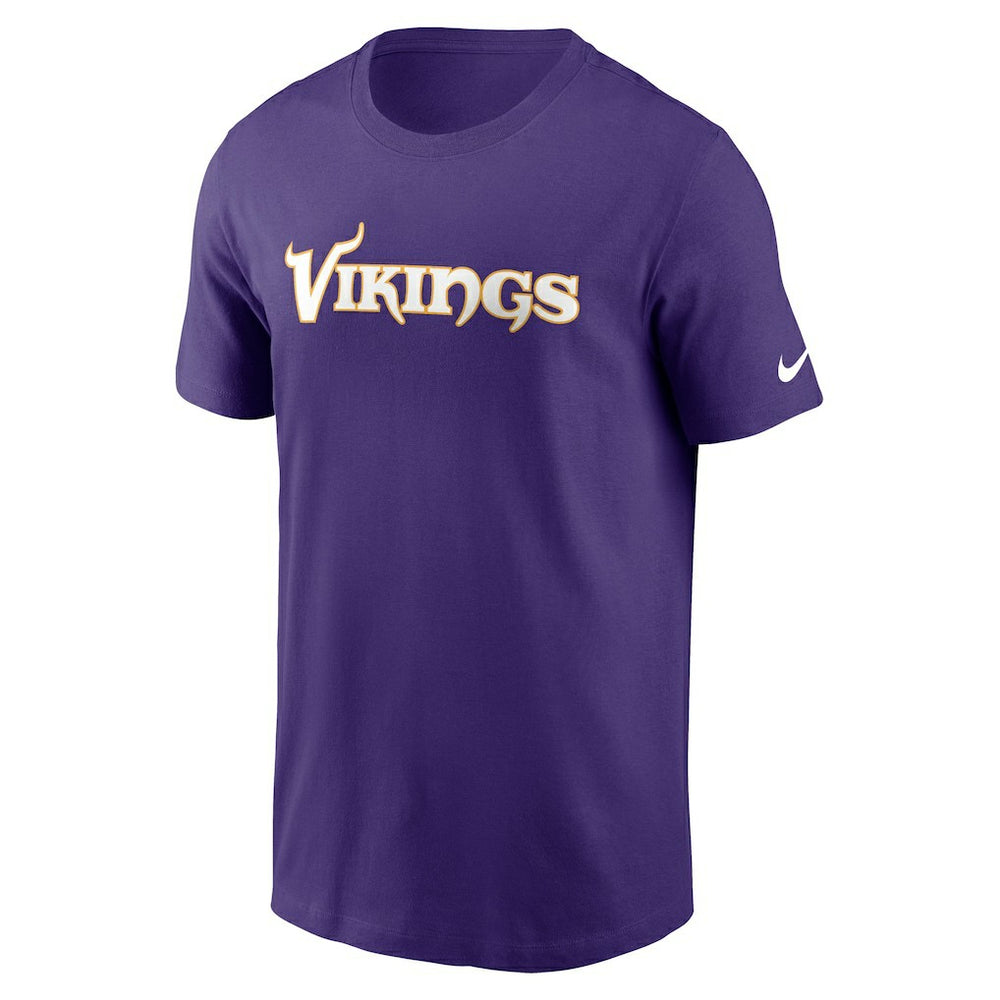 Minnesota Vikings Primetime Wordmark Essential T-Shirt Purple