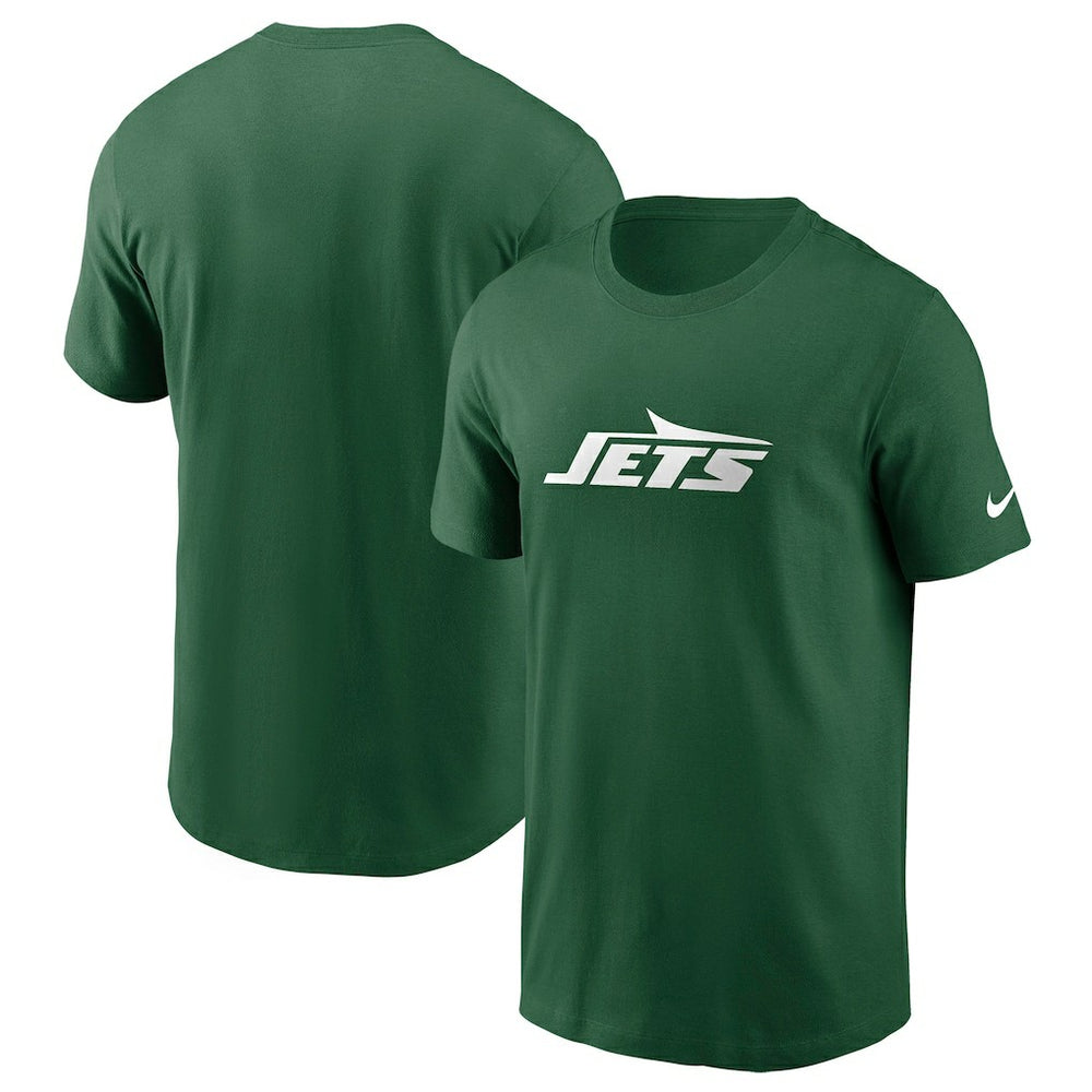New York Jets Primetime Wordmark Essential T-Shirt Green