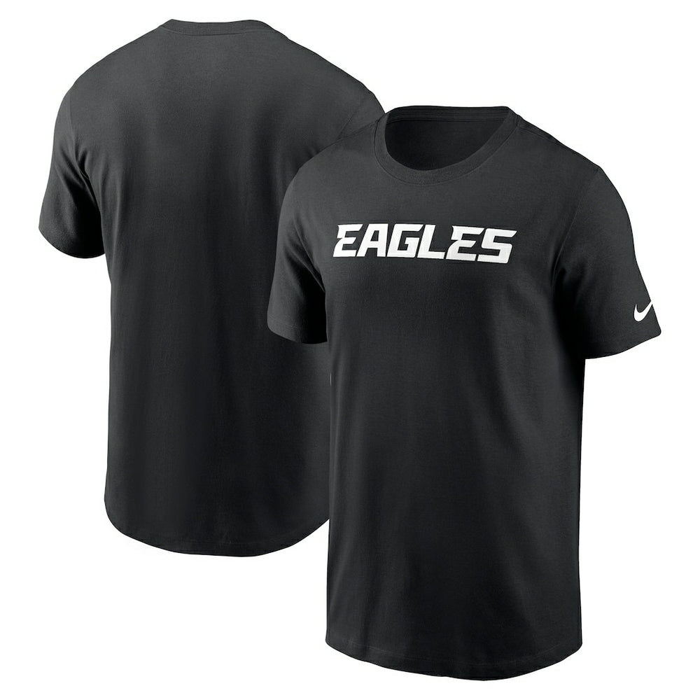 Philadelphia Eagles Primetime Wordmark Essential T-Shirt Black