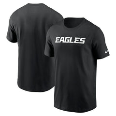 Philadelphia Eagles Primetime Wordmark Essential T-Shirt Black