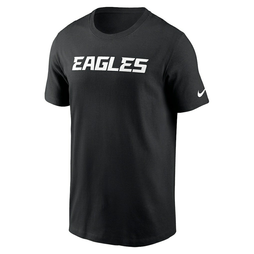 Philadelphia Eagles Primetime Wordmark Essential T-Shirt Black