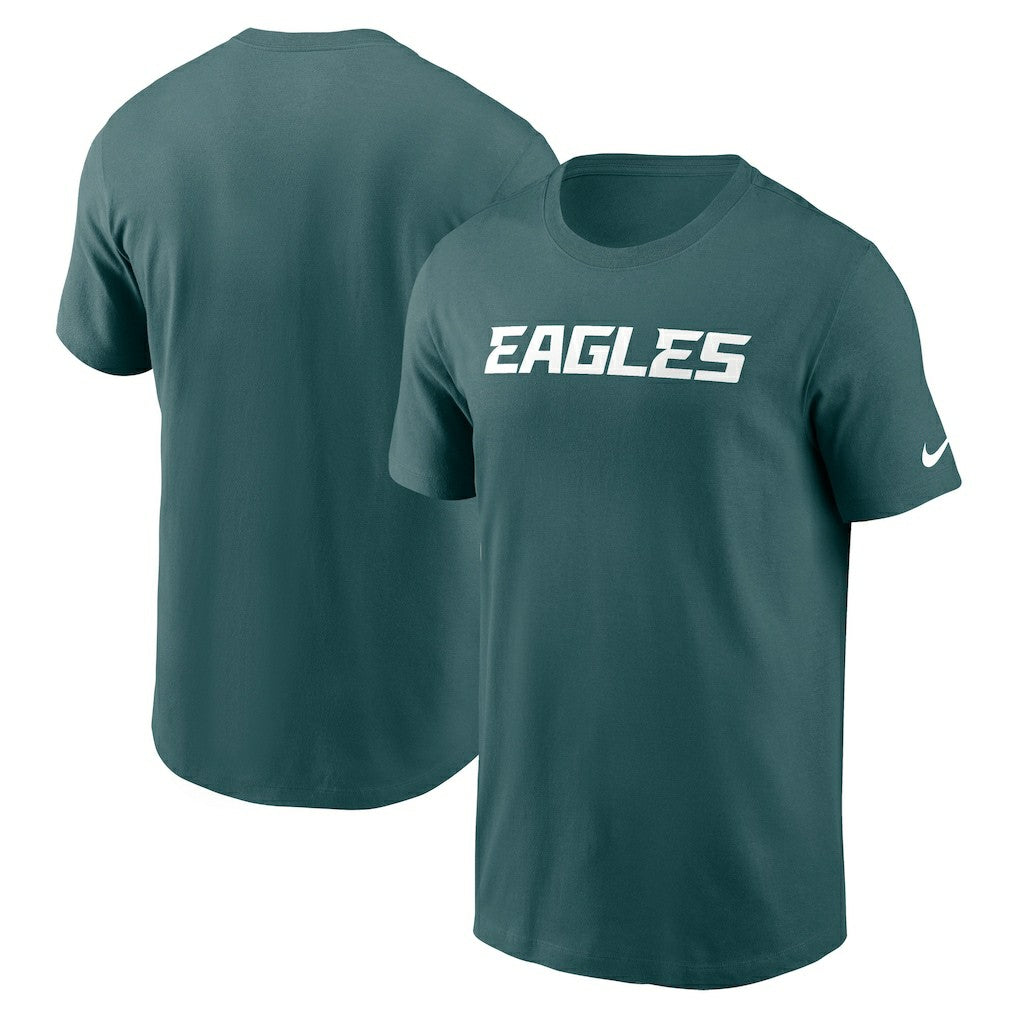 Philadelphia Eagles Primetime Wordmark Essential T-Shirt Midnight Green