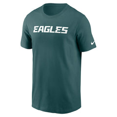 Philadelphia Eagles Primetime Wordmark Essential T-Shirt Midnight Green