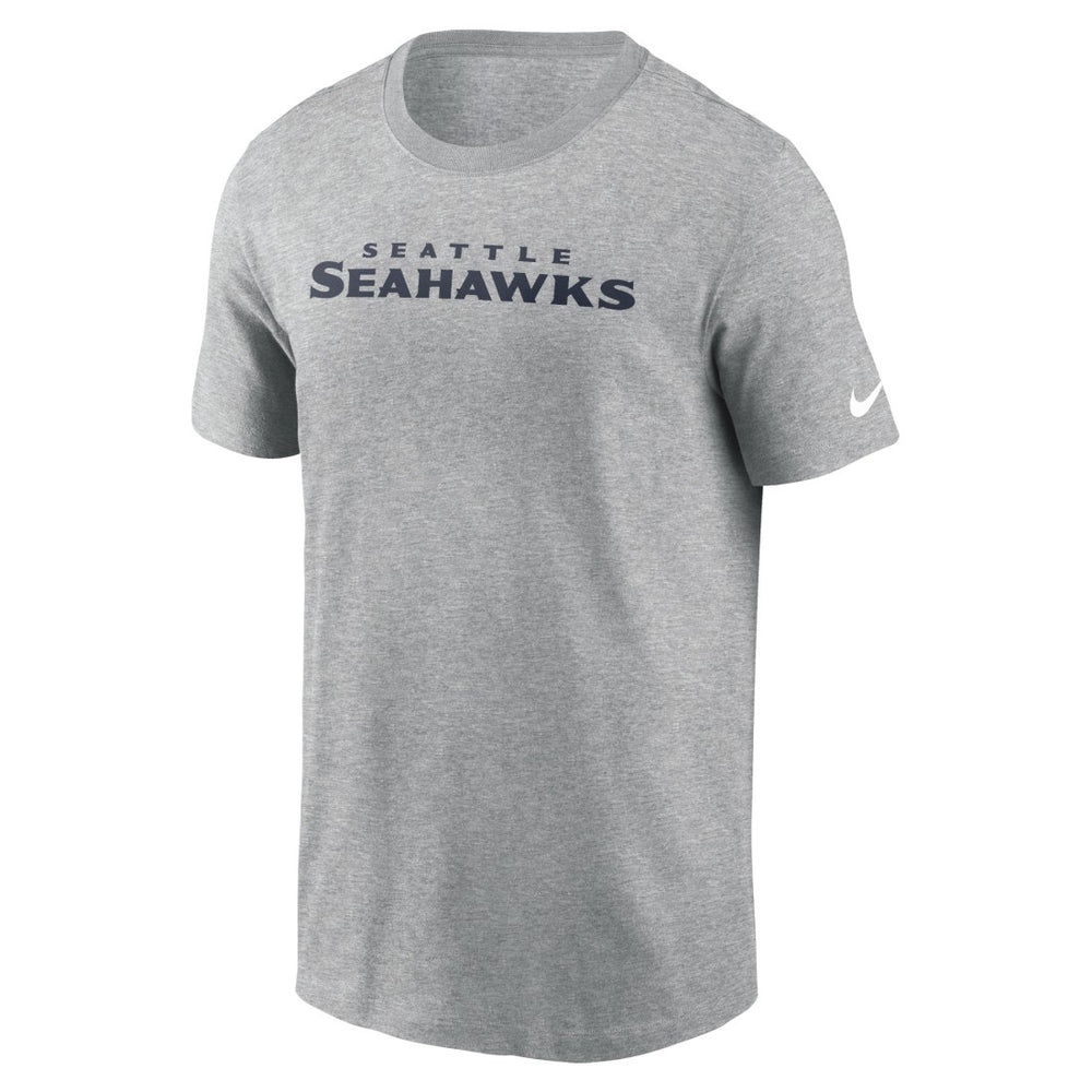 Seattle Seahawks Primetime Wordmark Essential T-Shirt Heather Gray