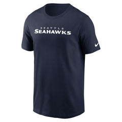Seattle Seahawks Primetime Wordmark Essential T-Shirt College Navy