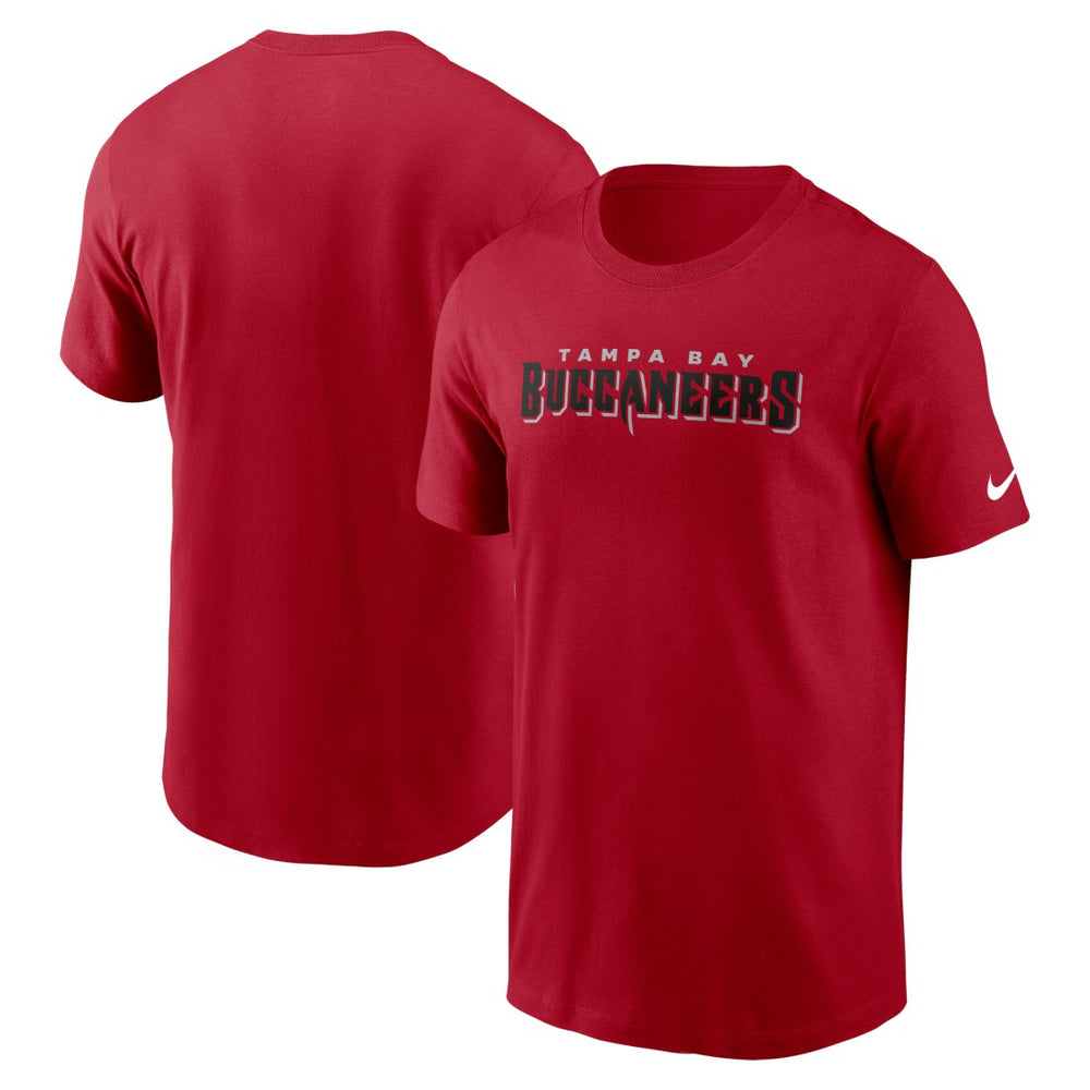 Tampa Bay Buccaneers Primetime Wordmark Essential T-Shirt Red