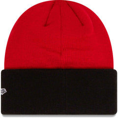 AC Milan New Era Youth Wordmark Cuffed Knit Hat Red