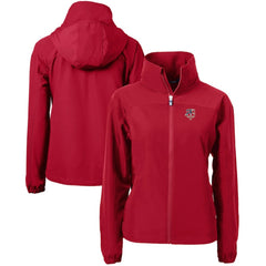Minnesota Twins Cutter & Buck Women's Charter Eco Recycled Full-Zip Jacket - Red Jackets