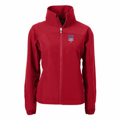 New York Mets Cutter & Buck Women's Charter Eco Recycled Full-Zip Jacket - Red Jackets