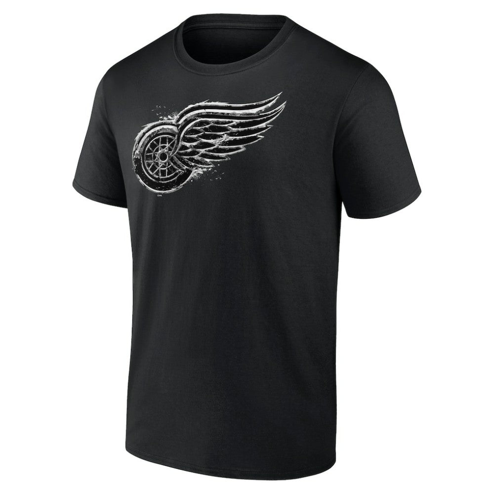 NHL Detroit Red Wings Iced Out T-Shirt - Black