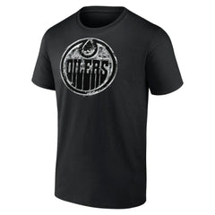 NHL Edmonton Oilers Iced Out T-Shirt - Black