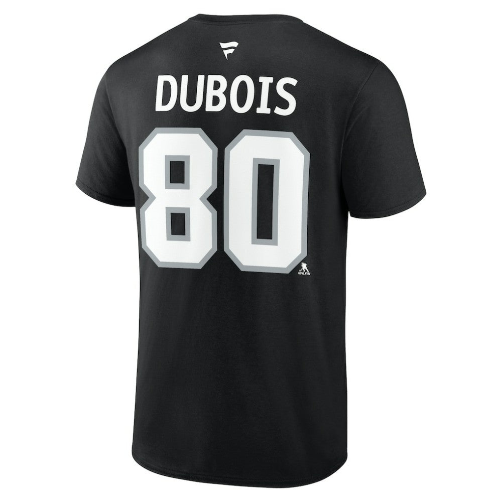 NHL Pierre-Luc Dubois Los Angeles Kings Fanatics Authentic Stack Name & Number T-Shirt - Black