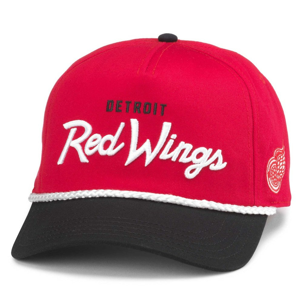 NHL Detroit Red Wings American Needle Roscoe Washed Twill Adjustable Hat - Red/Black