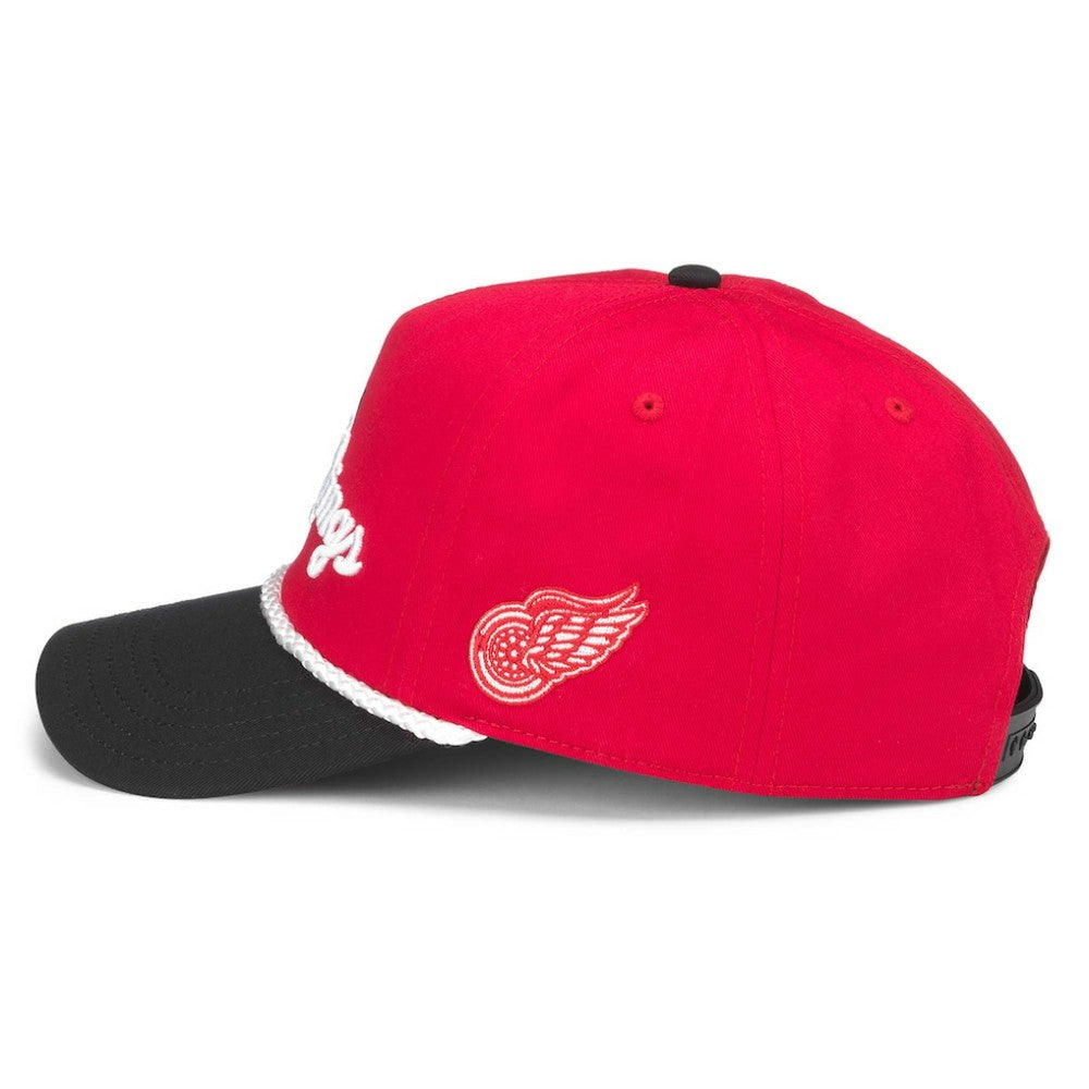 NHL Detroit Red Wings American Needle Roscoe Washed Twill Adjustable Hat - Red/Black