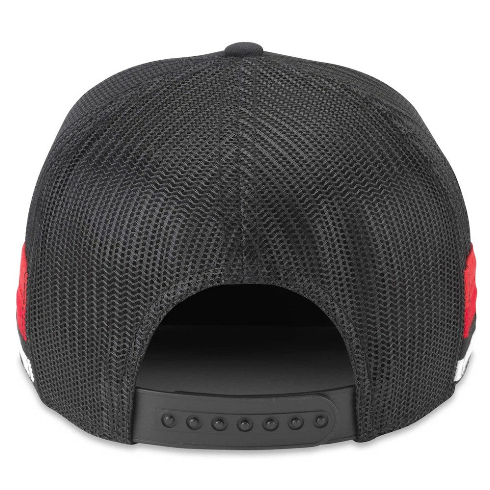 NHL Chicago Blackhawks American Needle HotFoot Stripes Trucker Adjustable Hat - Black