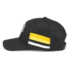NHL Pittsburgh Penguins American Needle HotFoot Stripes Trucker Adjustable Hat - Black