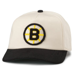 NHL Boston Bruins American Needle Burnett Adjustable Hat - White/Black