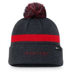 Boston Red Sox Nike Hometown Peak Cuffed Knit Hat with Pom - Navy Hats
