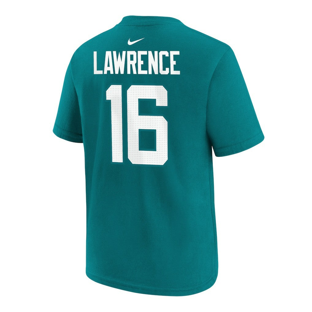 Trevor Lawrence Jacksonville Jaguars Preschool Player Name & Number T-Shirt Teal