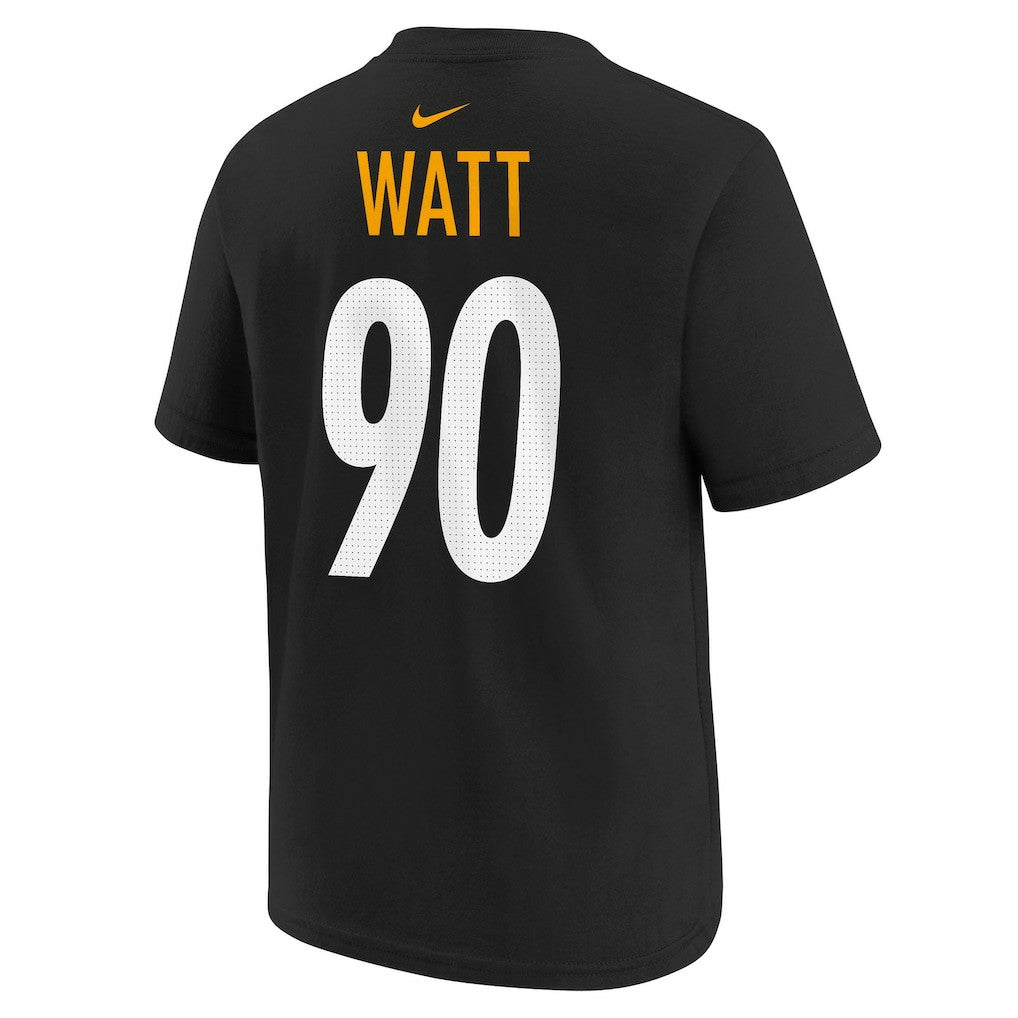 T.J. Watt Pittsburgh Steelers Youth Player Name & Number T-Shirt Black