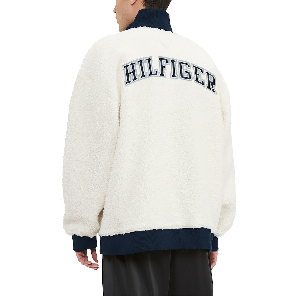 Dallas Cowboys Tommy Hilfiger Jordan Sherpa Quarter-Zip Jacket White
